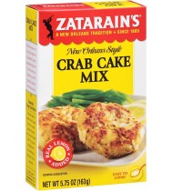 Zatarain's Seafood Cake Mixes, Crab Cake Mix (12x5.75Oz)