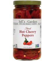 Jeff's Naturals Hot Chry PprsSliced (6x12OZ )