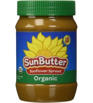 Sunbutter Sunflower Seed Spread Organic Jar (6x16Oz)