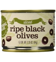 Natural Value Ripe Sliced Black Olives (24x2.25Oz)