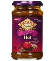 Patak's Hot Curry Paste Concetrate (6x10Oz)