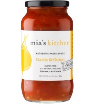 Mia's Kitchen Gar Onion Pasta Sauce (6x25.5OZ )