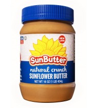 Sunbutter Natural Crunch Sunflower Seed Spread (6x16Oz)