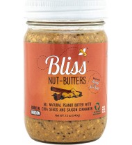 Bliss Cinnamon Chia Seed Peanut Butter (6x12 OZ)