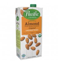 Pacific Natural Unsweetened Original Almond Beverage (12x32 Oz) 