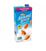 Blue Diamond Vanilla Almond Breeze Unsweetened (12x32 Oz)