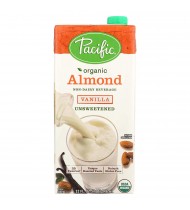 Pacific Natural Unsweetened Vanilla Almond Beverage (12x32 Oz)