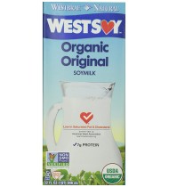 Westsoy Original Organic Soymilk (12x32 Oz)