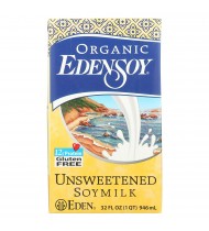 Eden Foods Unsweetened Edensoy (12x32 Oz) 