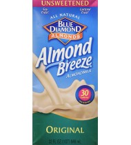 Blue Diamond Original Almond Breeze Unsweetened (12x32 Oz)