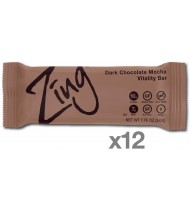 Zing Dark Chocolate Mocha Bar (12x1.76 OZ)