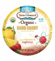 Torie and Howard Organic Hard Candy Lemon and Raspberry (8x2 OZ)