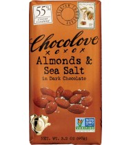 Chocolove Almonds & Sea Salt In Dark Chocolate (12x3.2Oz)