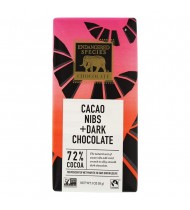 Endangered Species Dark Chocolate Bar Cocoa Nibs (12x3 Oz)