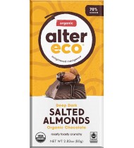 Alter Eco Dark Chocolate Almond (12x2.82OZ )