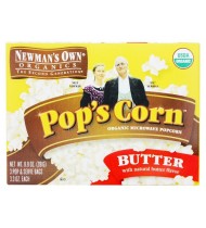 Newman's Own Organics Microwave Butter Pop's Corn (12x3x3.3 Oz)