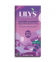 Lily's Sweets Milk Choc Salted Almonds, 40% (12x3 OZ)