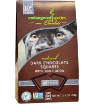 Endangered Species Bite Size Dark Chocolate Panther (6x10 CT)