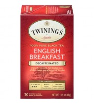 Twinings Decaf English Breakfast Tea (6x20 Bag)