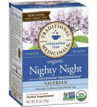 Traditional Medicinals Nighty Night Valerian Tea (6x16 Bag)