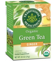 Traditional Medicinals Green Tea With Ginger (6x16 Bag)