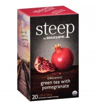 Bigelow Tea Steep Organic Green Tea with Pomegranate (6x20 BAG )