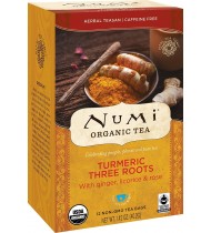 Numi Tea Three Roots,Ginger,Licrc,Rose (6x12 BAG)
