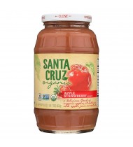 Santa Cruz Organic Strawberry Applesauce (12x23 Oz)