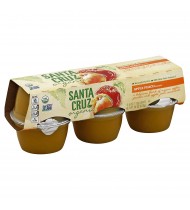 Santa Cruz Organics Apple Pch Sauce Cup (12x6 CT)