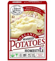 Edward & Sons Organic Mashed Potatoes Home Style, 3.5 Ounce Boxes (Pack of 6)